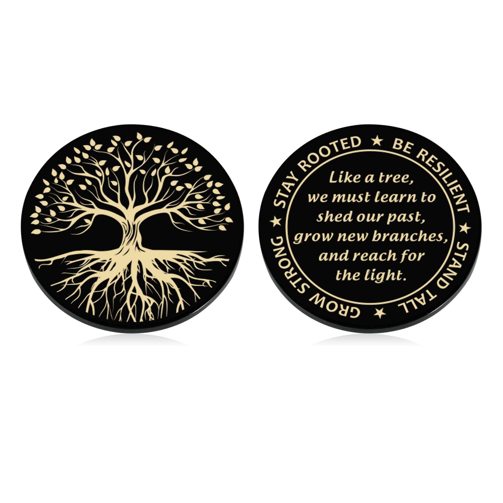 AA Sobriety Coin - Alcoholics Anonymous Recovery Token for Men & Women | Stress Relief, Mental Health Gift for Adults & Teens | Birthday, Get Well Soon, Easter Basket Stuffer | Motivational Sobriety Chip for Daily Encouragement & Milestone Celebrations