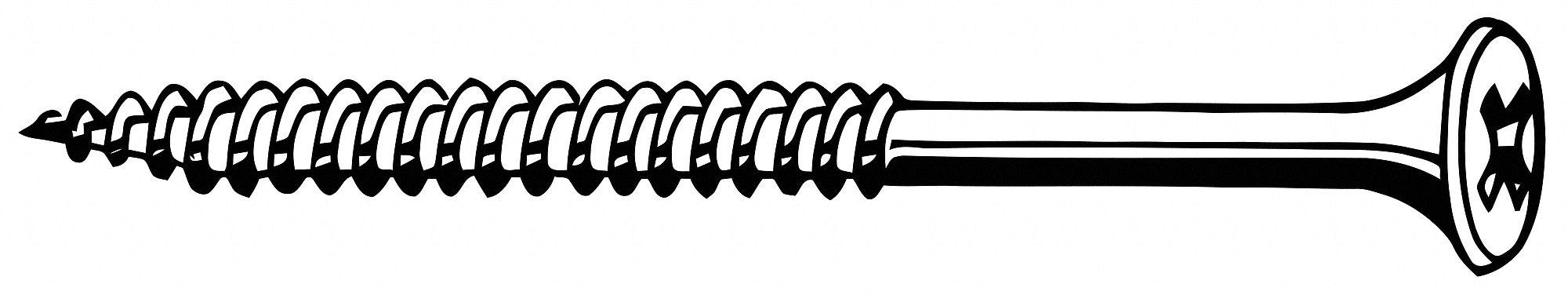 6 x 1-1/4 Inch Fine Thread Drywall Screws - Phillips Head - 6000 Pack - Perfect for Drywall Installation & Home Renovation Projects
