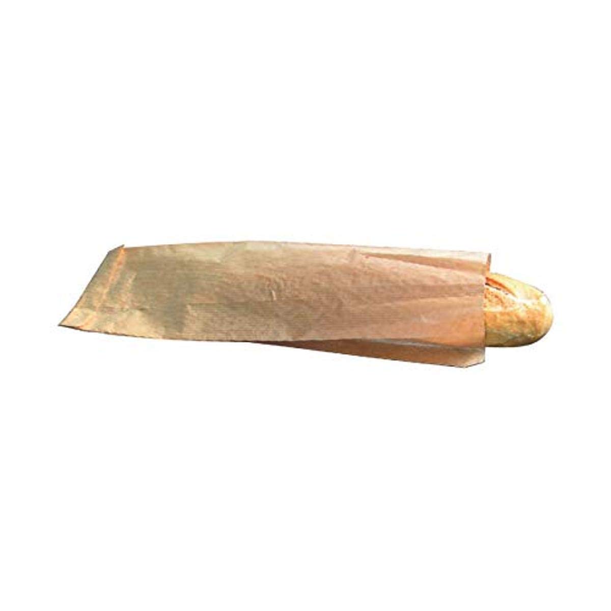PACKNWOOD 210SAND34 - 1000 Count White Wax Paper Sandwich Bags - 4.7 x 1.6 x 13.4 Inch Food Safe Paper Bags for Sandwiches, Bread, Snacks - Bulk Eco-Friendly Takeout Bags for Bakeries, Delis, Cafes & Food Trucks