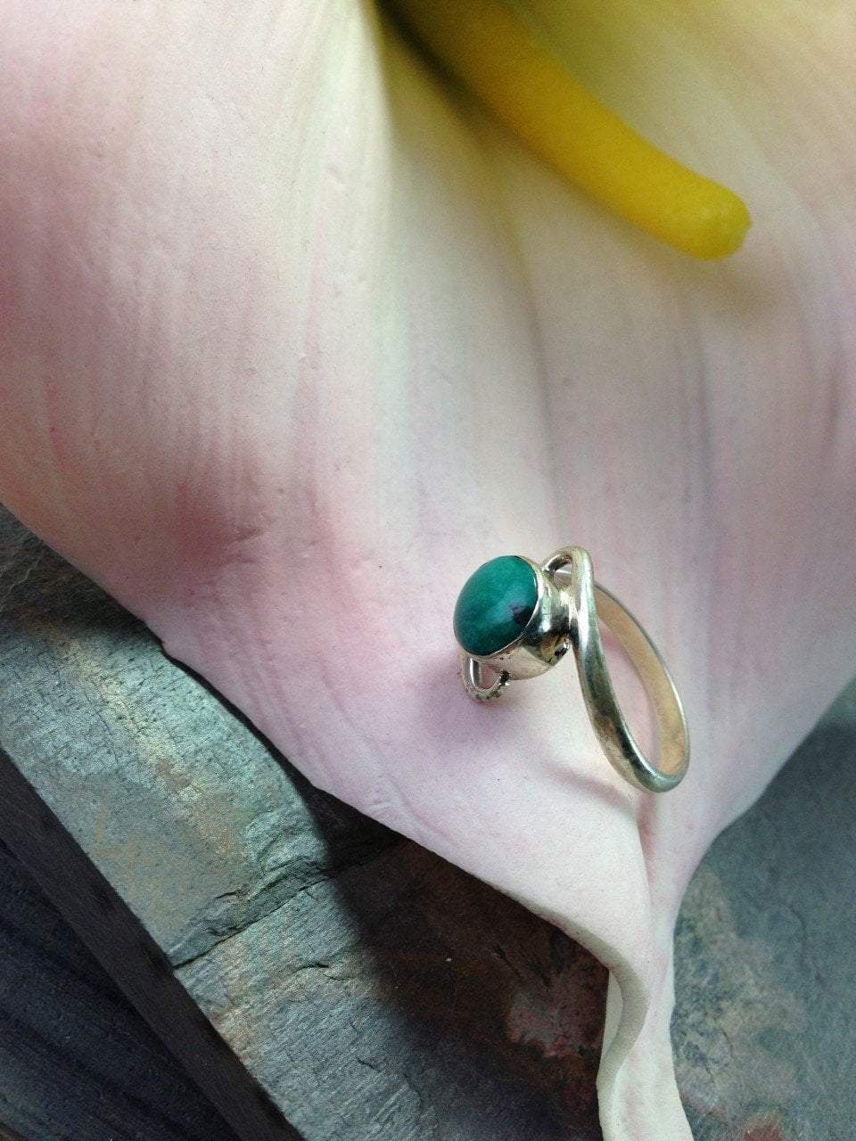 Exquisite Turquoise Ring for Women - Handcrafted Sterling Silver Jewelry - Perfect for Gifts, Weddings & Everyday Elegance