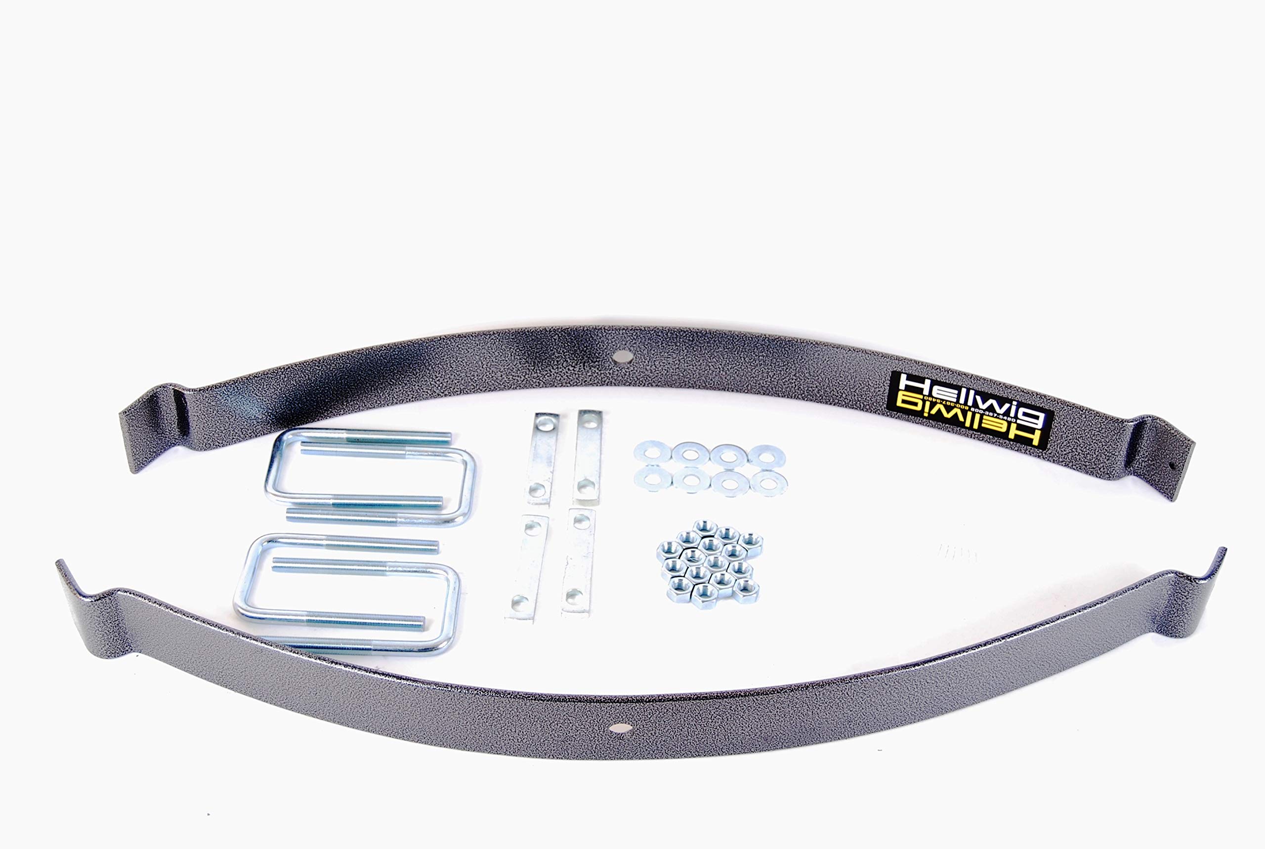 Hellwig 977 EZ-990 Helper Spring Kit - Heavy Duty Truck Suspension Upgrade for Improved Load Capacity & Towing Stability | Perfect for Pickup Trucks, SUVs & Commercial Vehicles