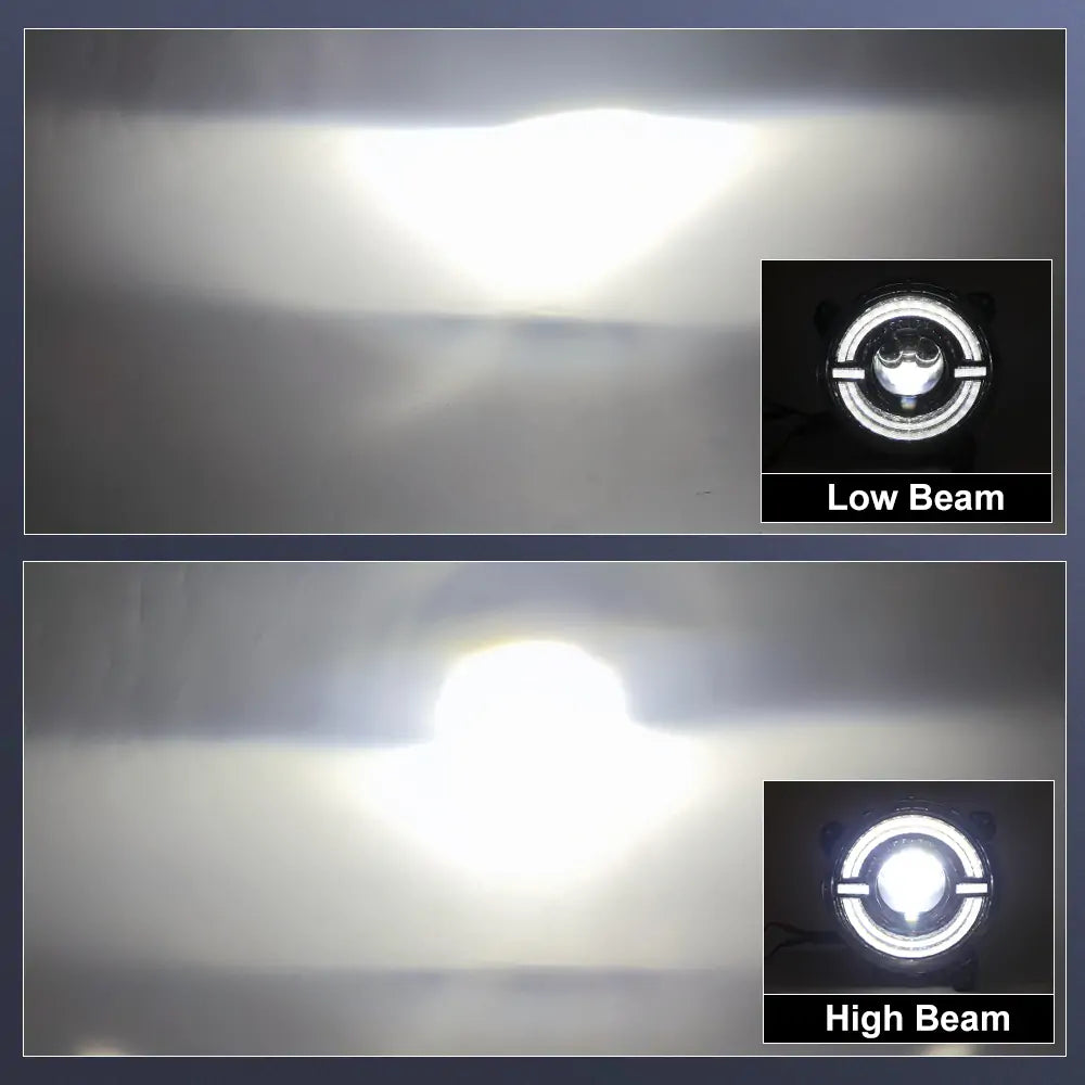 9 Inch LED Headlights for Jeep JL Wrangler - 60W High Power Sunlight White Light - Off-Road & Night Driving Upgrade