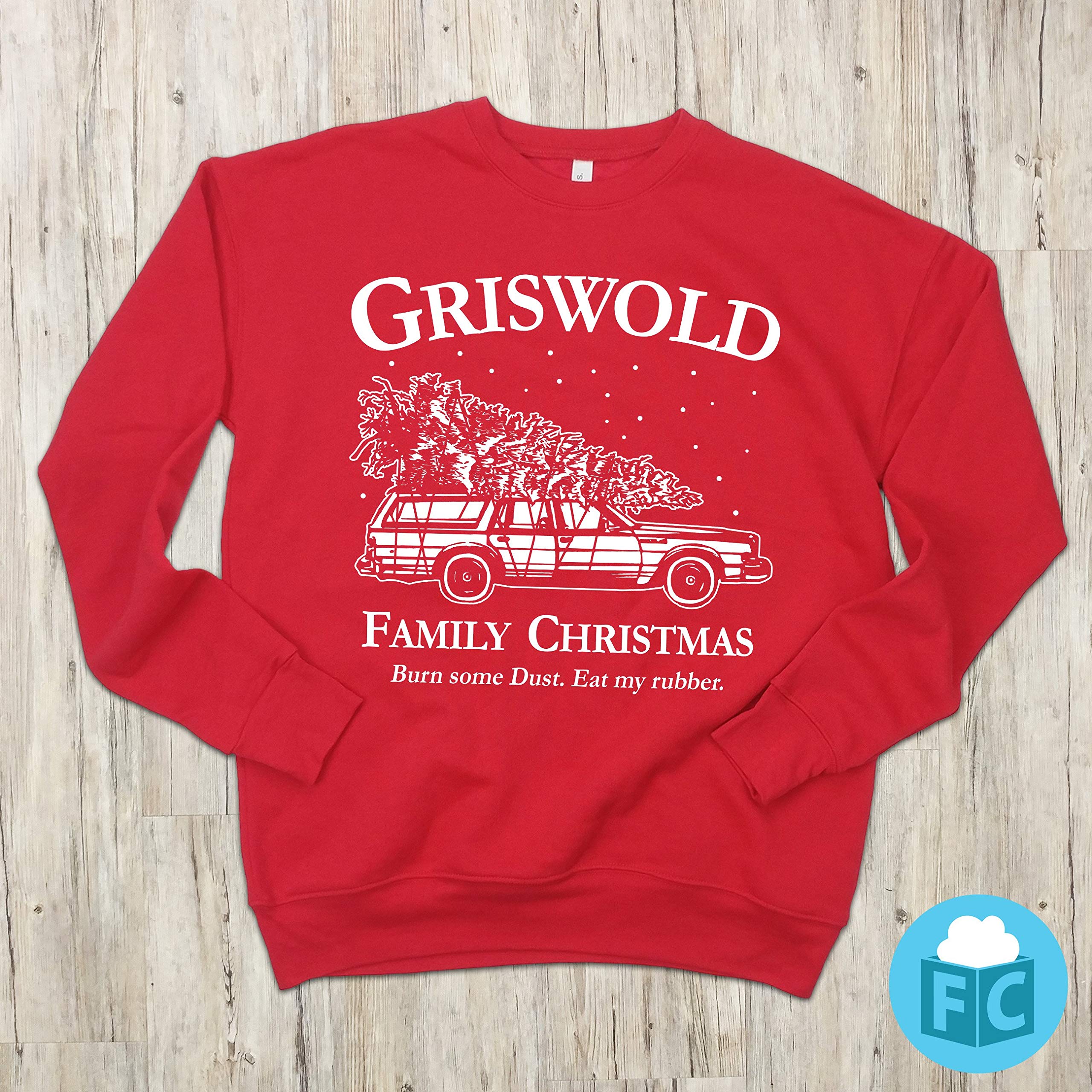 Griswold Family Christmas Ugly Sweater | Vintage Holiday Movie T-Shirt for Christmas Vacation Fans | Perfect for Ugly Sweater Parties & Festive Gatherings