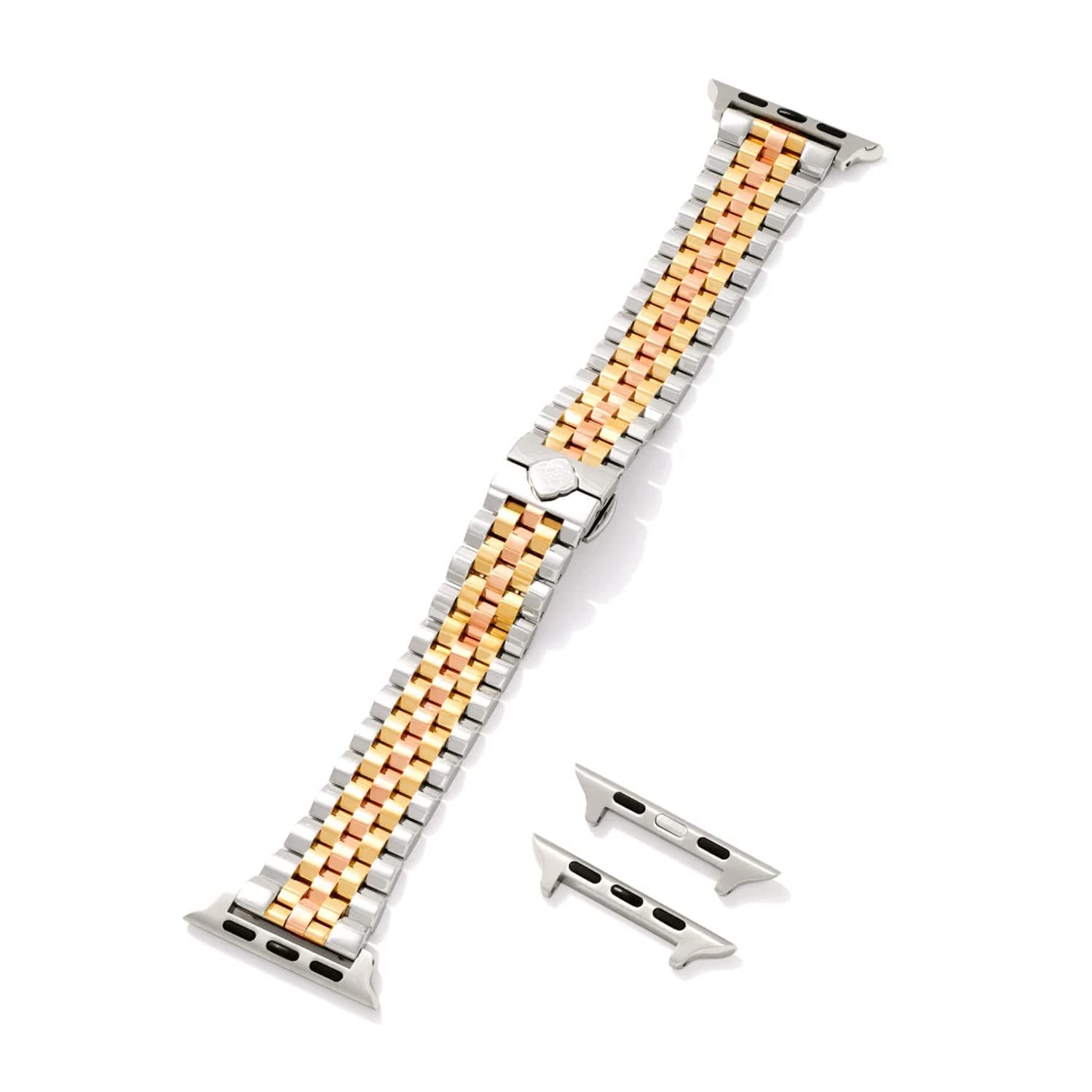 Kendra Scott Alex 5 Link Watch Bands for Apple Watch Series 1-8 & Samsung Galaxy Watch 20mm - Stylish & Durable Replacement Straps for Workouts, Office & Everyday Wear