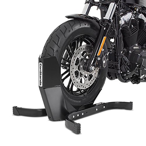 Honda Shadow VT 750/600 C Scissor Lift with Wheel Chock - Motorcycle Mid Lift Stand for Easy Maintenance & Tire Changes - Garage Workshop & DIY Repair Tool