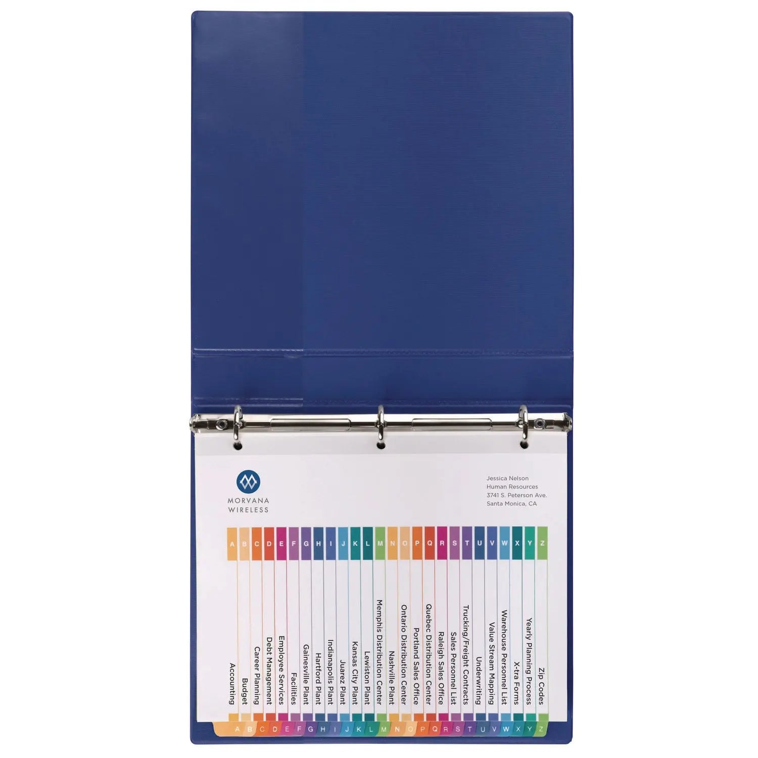 Avery Customizable Table of Contents Index Dividers - 26 Tab A to Z, 11 x 8.5 Inches, White, 6 Sets - Perfect for Office Organization, Filing Systems, and Document Management