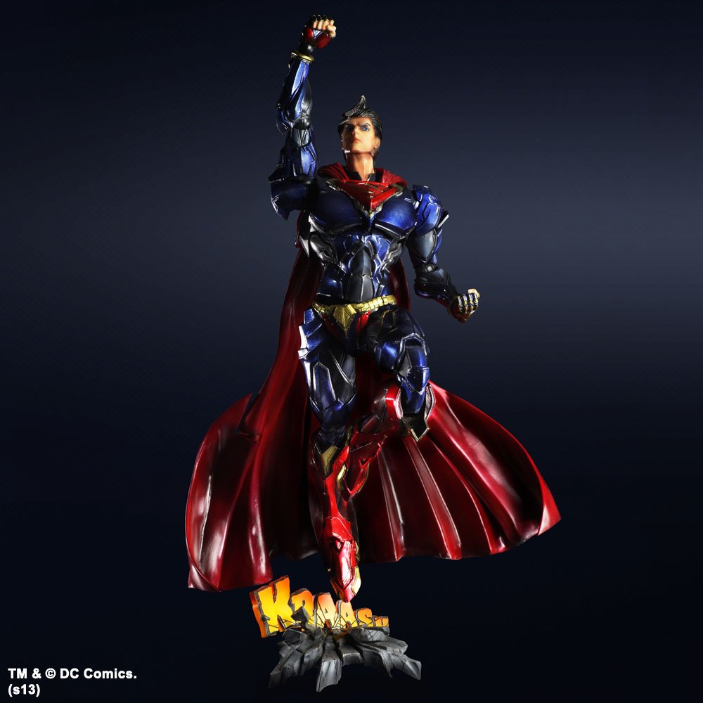 DC Comics Variant Play Arts Kai Superman Action Figure - Collectible Toy for Fans & Display, Perfect for Home Decor, Office Display & Gifting