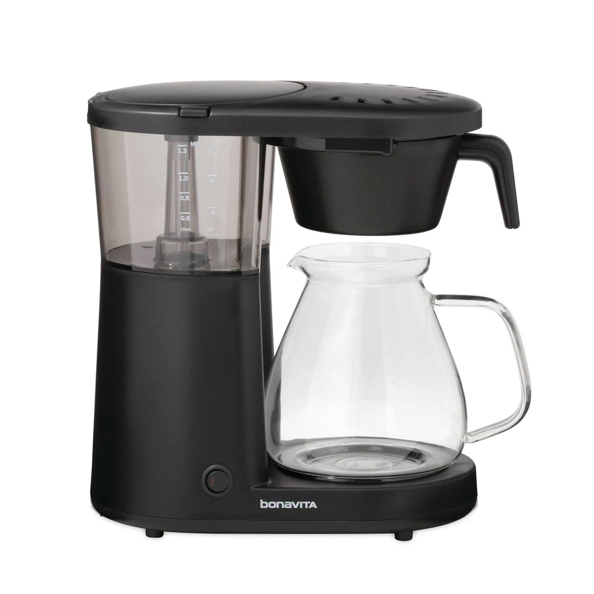 Bonavita BV1901PW Metropolitan One Touch Coffee Maker with Glass Carafe - Perfect for Home, Office & Drip Coffee Lovers