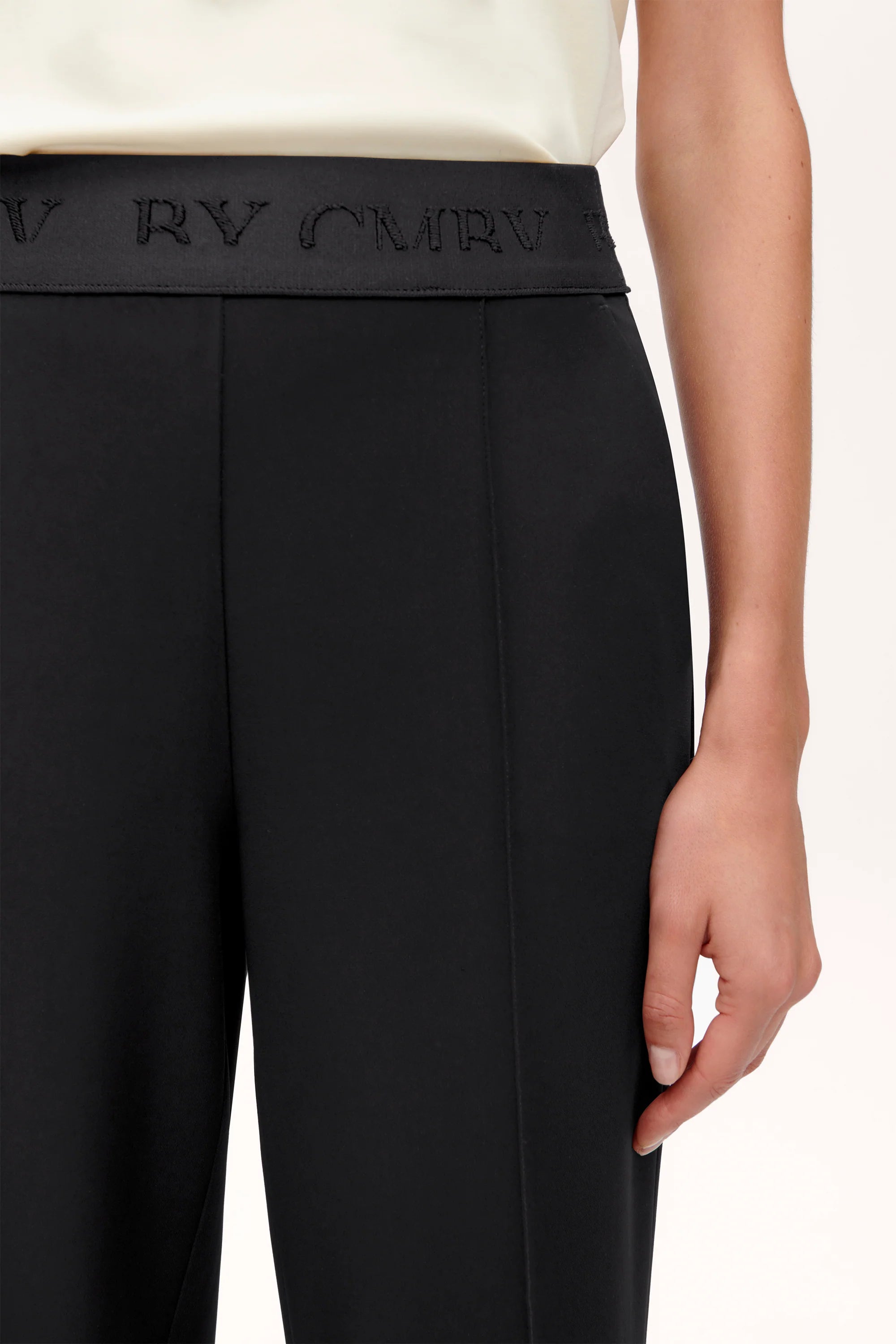 Cameron Wide Leg Pants for Women - High Waisted Black Dress Pants for Office, Business & Casual Wear