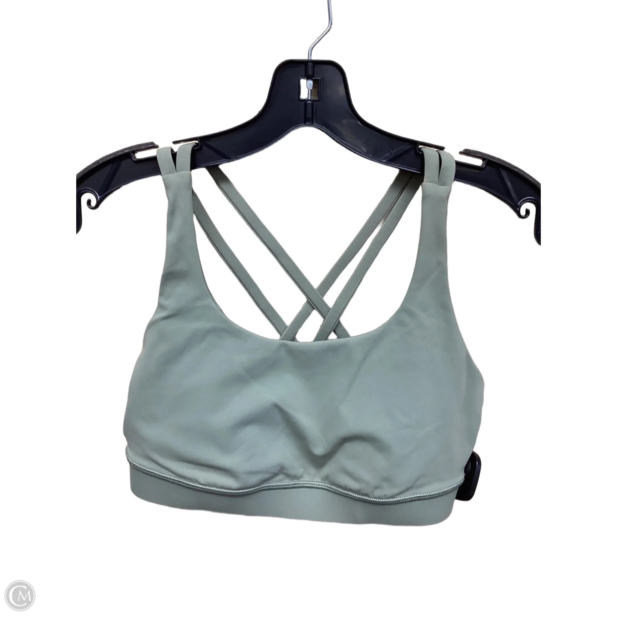 Lululemon Green Athletic Sports Bra Size 8 - High Support Workout Top for Running, Yoga & Gym