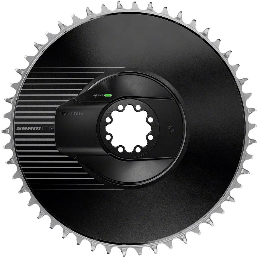 SRAM RED AXS Aero Power Meter Chainring Kit - 44T, 12/13 Speed, 8 Bolt Direct Mount, 6.5mm Offset, Black (E1) | High-Performance Cycling Upgrade for Road & Triathlon Bikes
