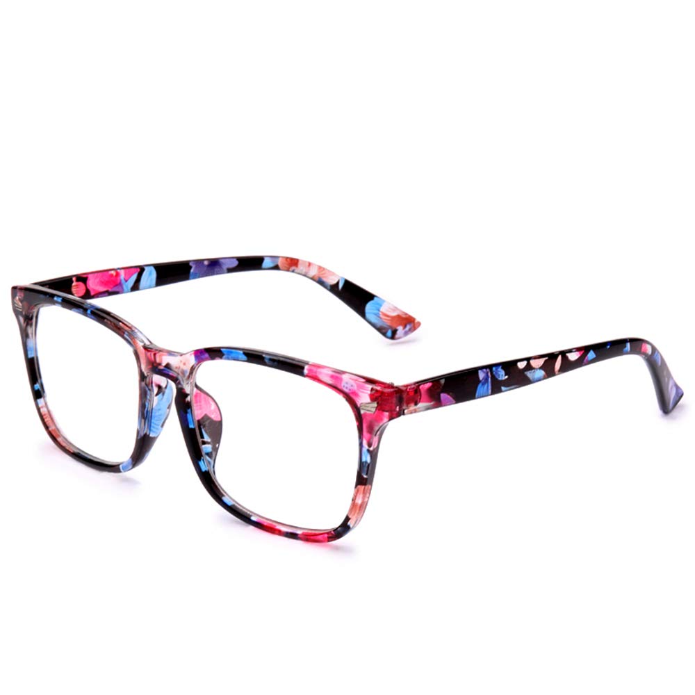 JCERKI Unisex Black Frame Myopia Glasses for Nearsightedness - Clear Distance Vision for Reading, Driving & Computer Work
