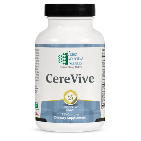 OrthoMolecular Products CereVive - Brain Health Supplement for Memory & Focus - Supports Cognitive Function for Students & Professionals