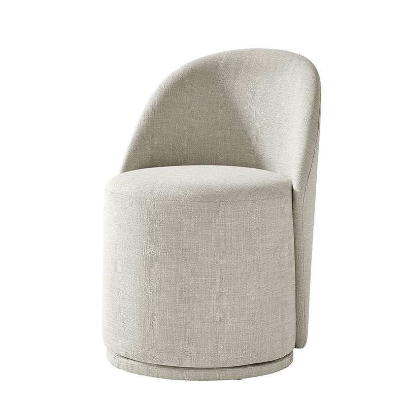 Modern Curved Back Swivel Dining Chair - Ergonomic Comfort for Kitchen, Dining Room & Office - Perfect for Home Decor & Entertaining Guests