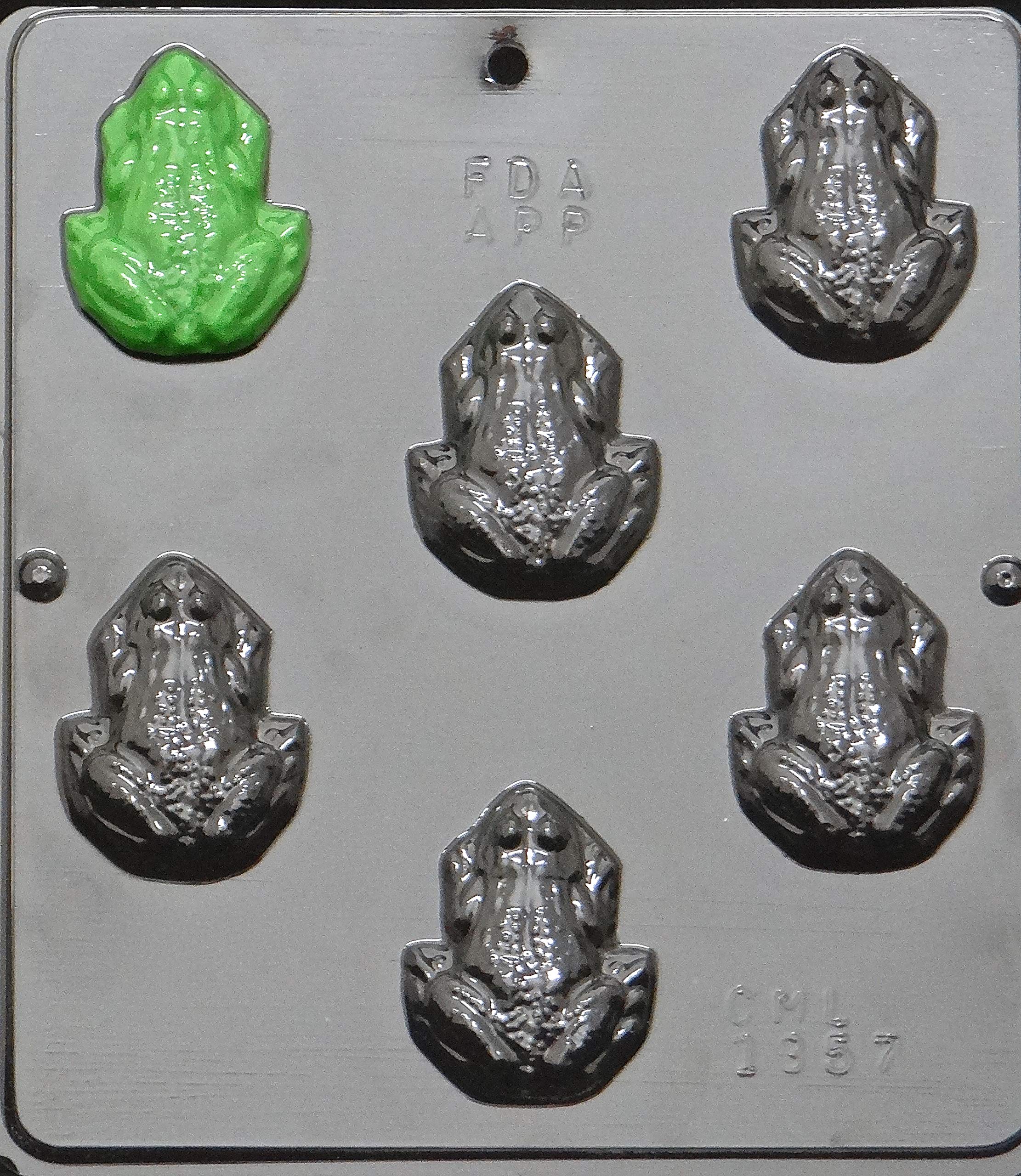 Premium Frog Chocolate Candy Mold Set - Food-Grade Silicone for DIY Candy, Chocolate, and Desserts - Perfect for Birthday Parties, Baby Showers, and Holiday Treats (Model 1357)
