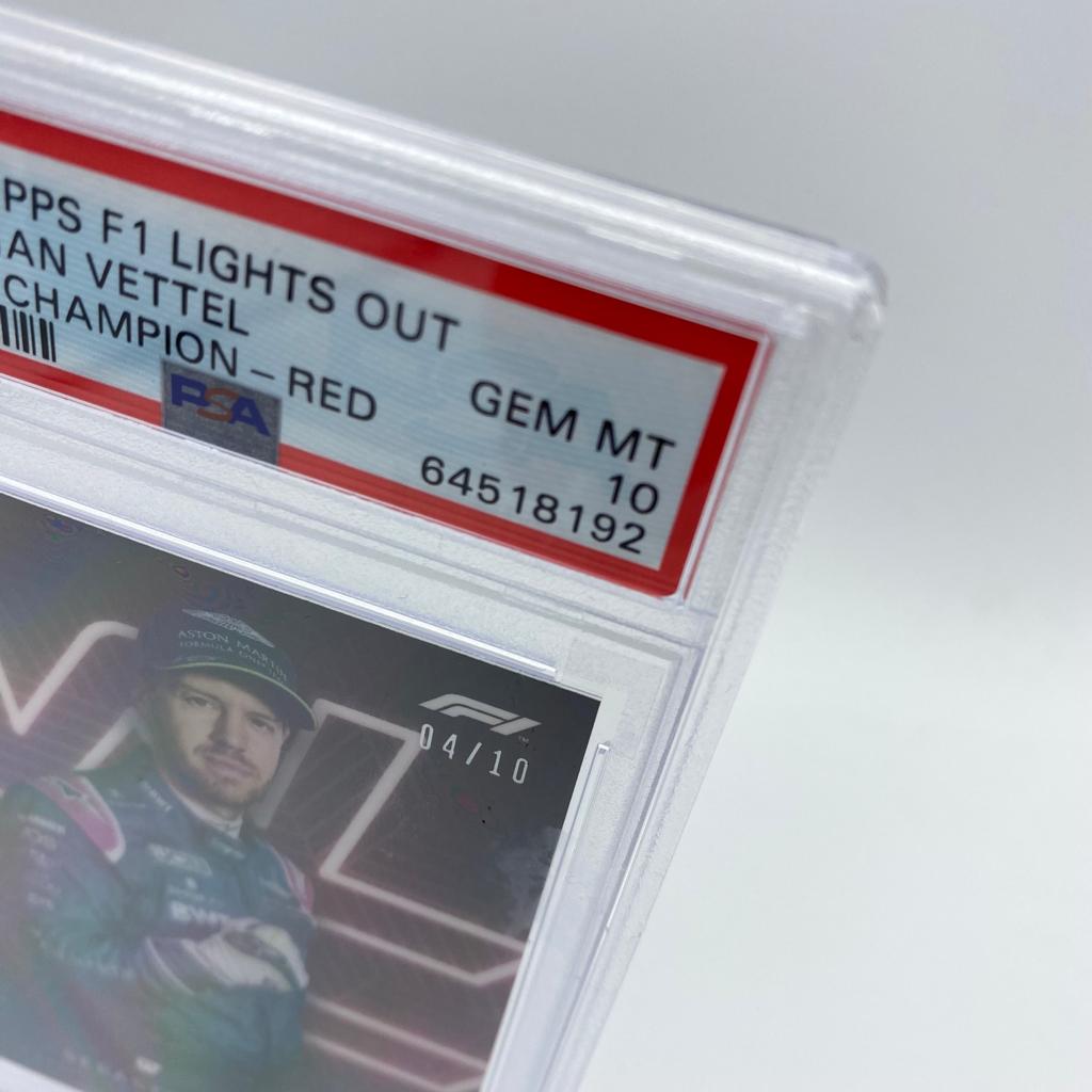 PSA 10 Graded 2004 Sebastian Vettel Rookie Card - F1 Drivers World Champion Collectible - Perfect for Sports Memorabilia Display & Racing Fan Gifts