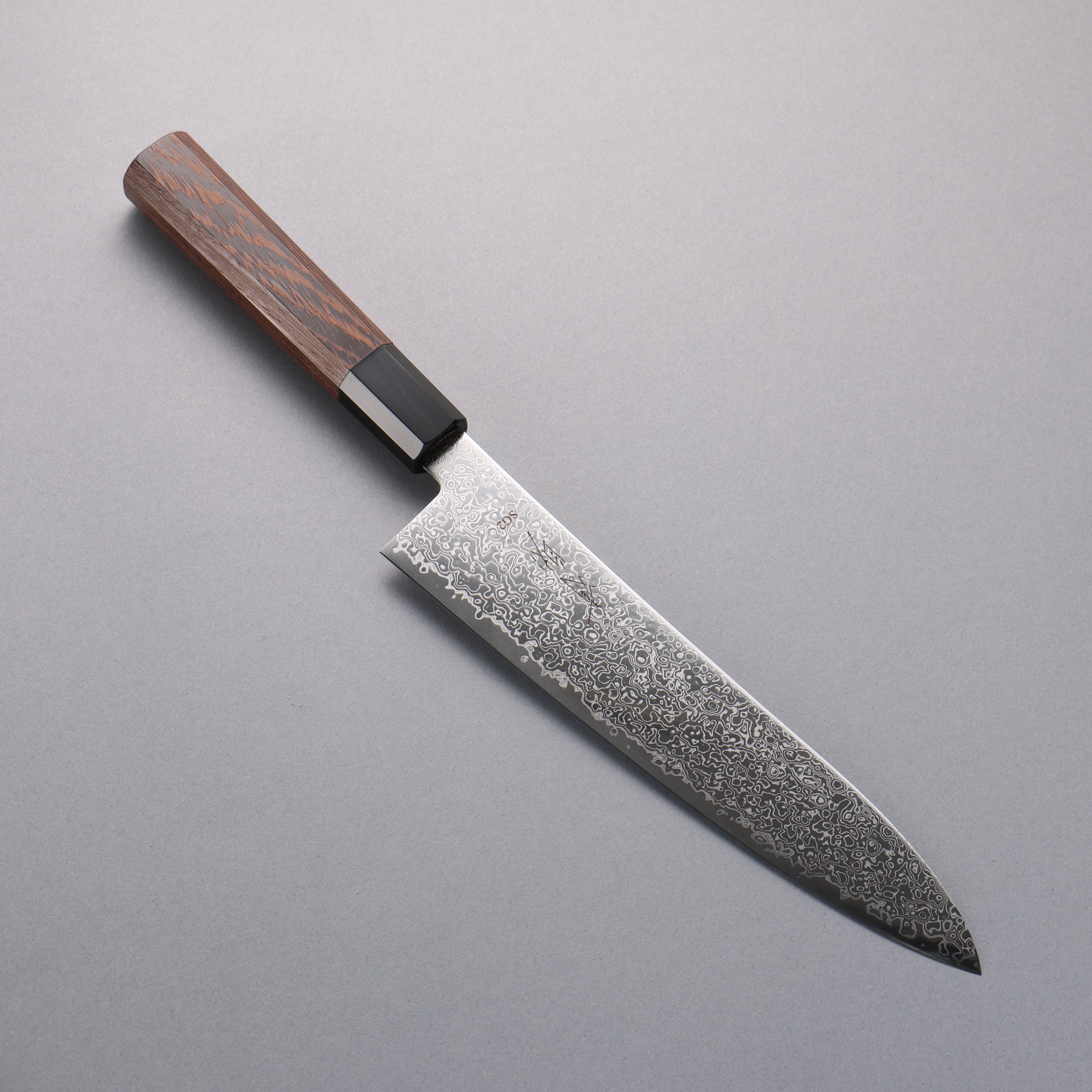 Premium Seisuke SG2 Damascus Gyuto Knife 210mm - Japanese Chef Knife with Wenge Handle - Perfect for Sushi, Meat Cutting & Professional Kitchen Use