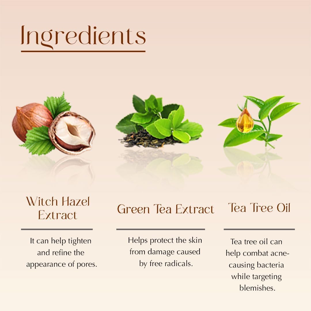 Professional Facial Kit with Green Tea Extract & Tea Tree Oil - All-in-1 Skincare Set (Cleanser, Exfoliating Gel, Mask, Massage Gel) for Normal to Oily Skin - 400g x 4 | Perfect for Deep Cleansing, Acne Treatment & Spa-Like Home Skincare Routine