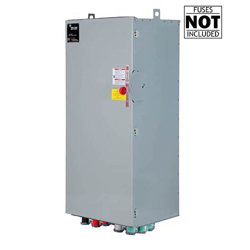 Cam Lock Fused Disconnect Switch Double Throw - Heavy Duty Electrical Safety Switch for Industrial Equipment & Power Distribution | Perfect for HVAC Systems, Generators & Motor Control Applications