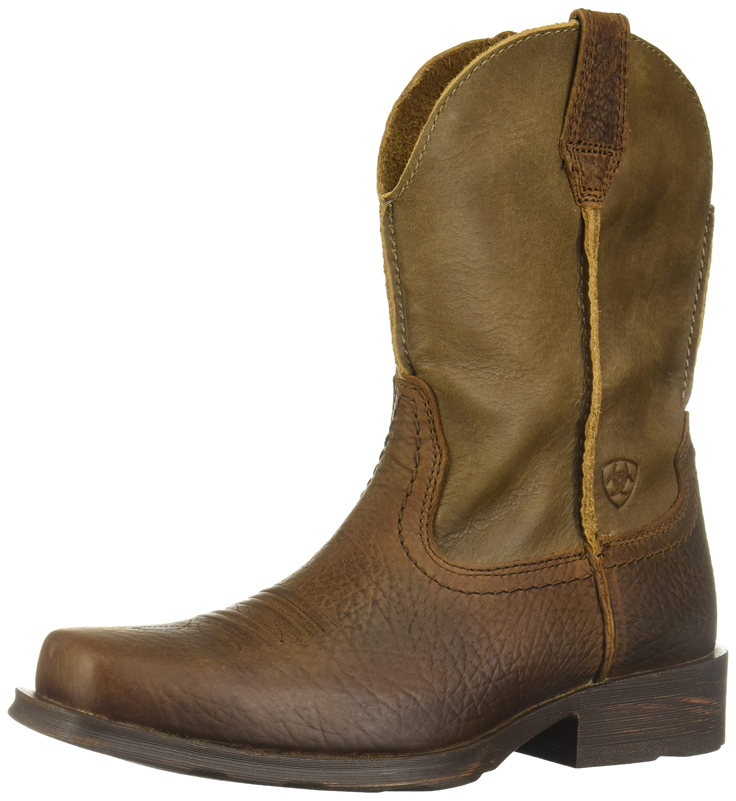 ARIAT Men's Rambler Western Boots - Durable Cowboy Boots for Men, Comfortable Work & Riding Boots - Perfect for Ranch Work, Horseback Riding & Outdoor Adventures