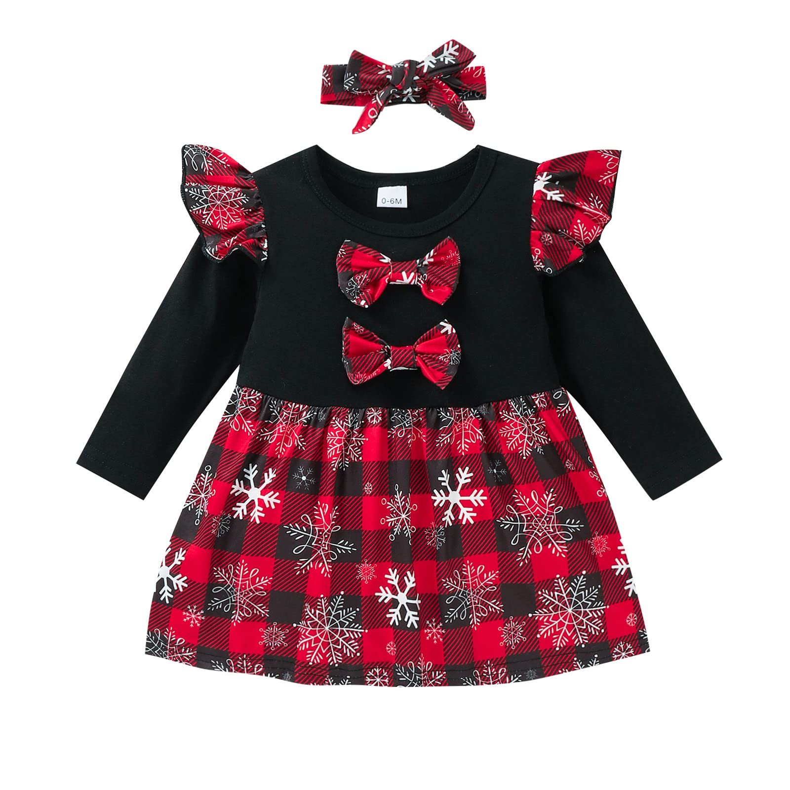 **Fall Baby Boy Clothes | Toddler & Kids Christmas Plaid Print Patchwork Princess Dress Outfit for Girls & Boys – Perfect for Holiday Photos, Parties & Family Gatherings**