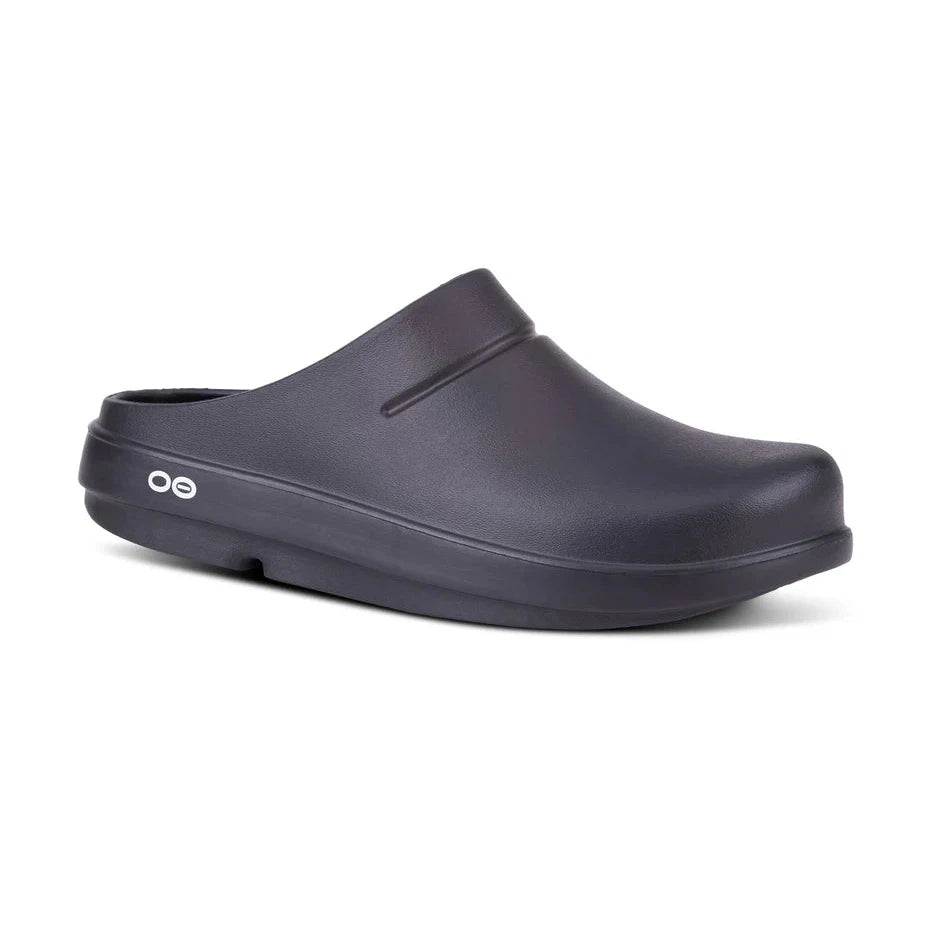 Oocloog Comfortable Slip-Resistant Clogs for Women & Men - Black Non-Slip Garden Shoes for Kitchen, Hospital, Salon & Outdoor Use
