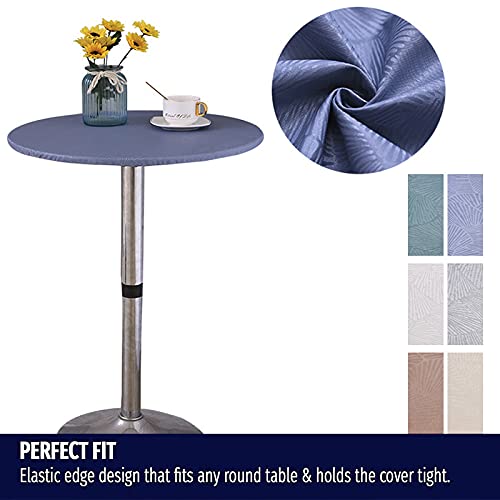 Waterproof Elastic Edged Tablecloth - 95x29 Inch Rectangular Champagne Table Cover for Outdoor, Patio, Kitchen & Dining Room | Wipeable, Tight Fit | Perfect for BBQs, Parties & Everyday Dining