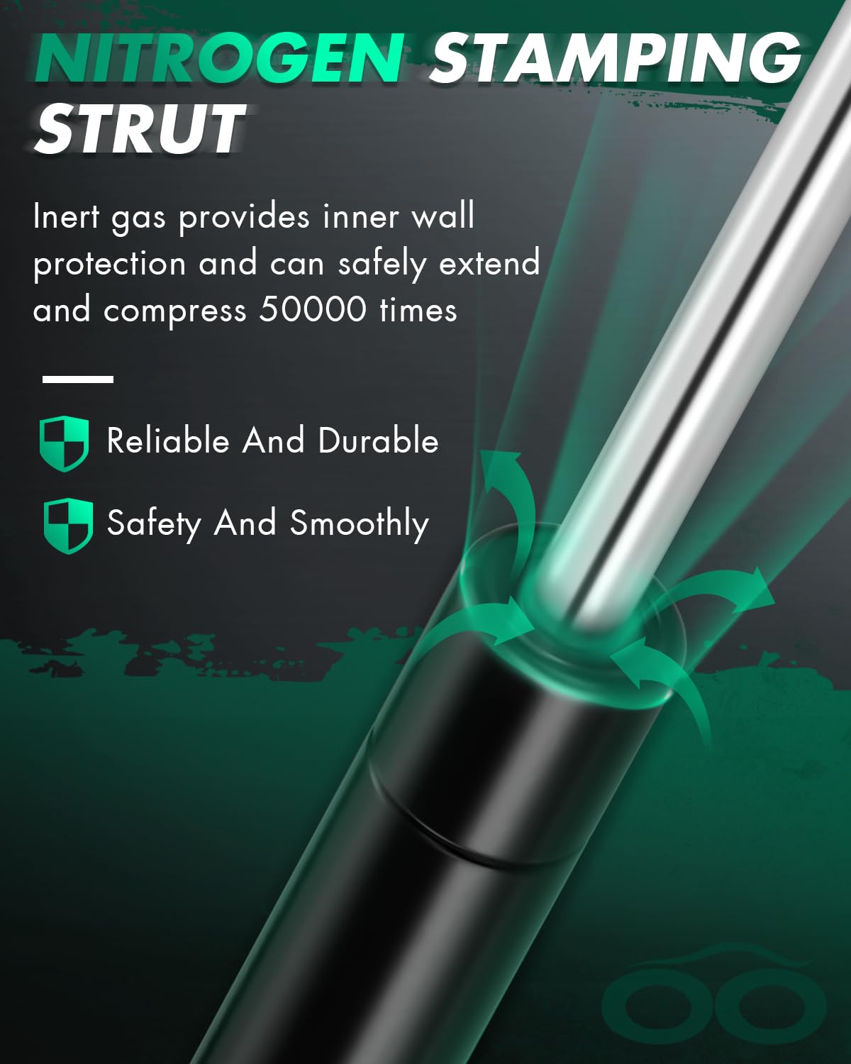 SCITOO Hood Lift Supports Replacement Struts Gas Springs Shocks - Compatible with Acura MDX 3.7L 2007-2013 - Easy DIY Installation for Car Maintenance & Repair