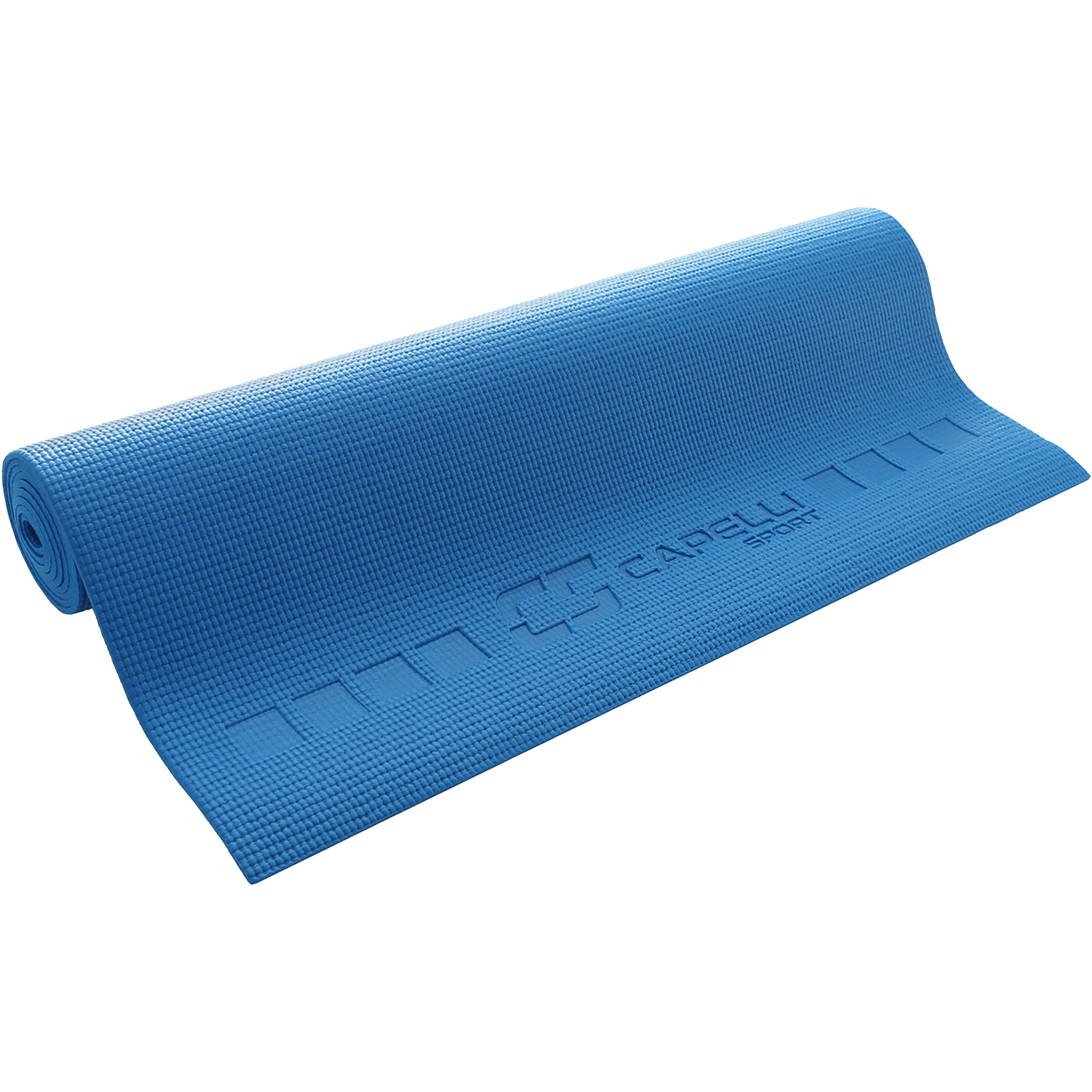 Premium Non-Slip Yoga Mat for Women & Men - Extra Thick Eco-Friendly Exercise Mat for Home, Gym, Pilates & Hot Yoga - Capelli Sport Fitness Mat with Carrying Strap