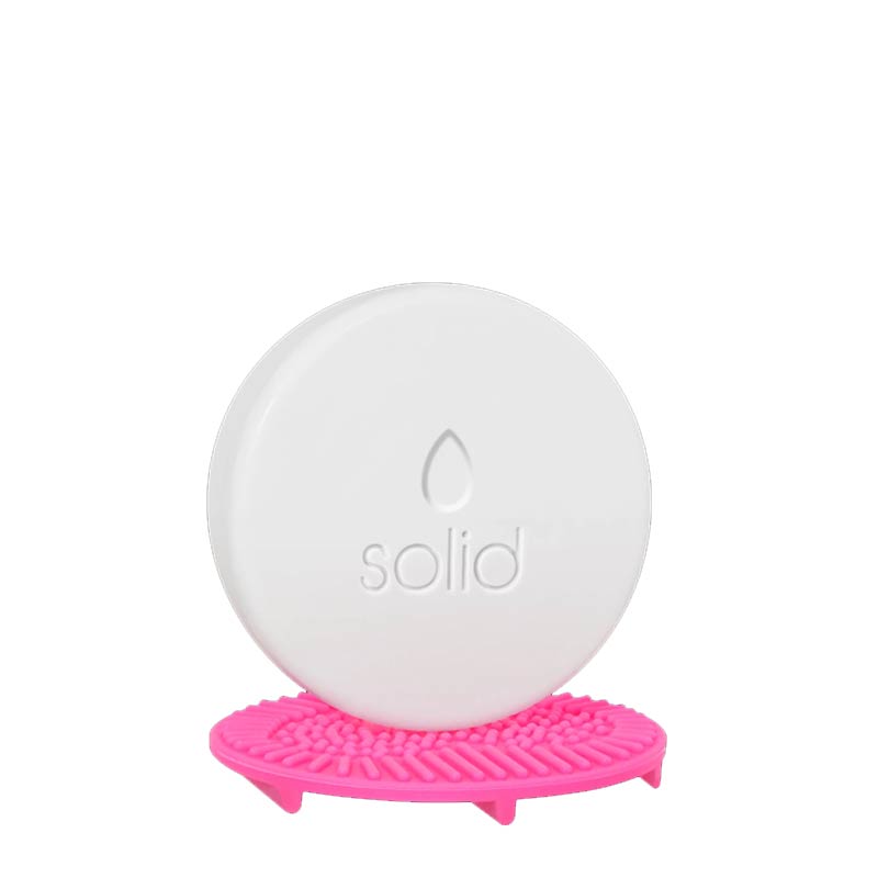 Beautyblender Blendercleanser Solid Lavender Makeup Sponge & Brush Cleanser - Gentle Deep Cleaning for Beauty Blenders & Makeup Brushes - Perfect for Daily Makeup Tool Maintenance & Hygiene