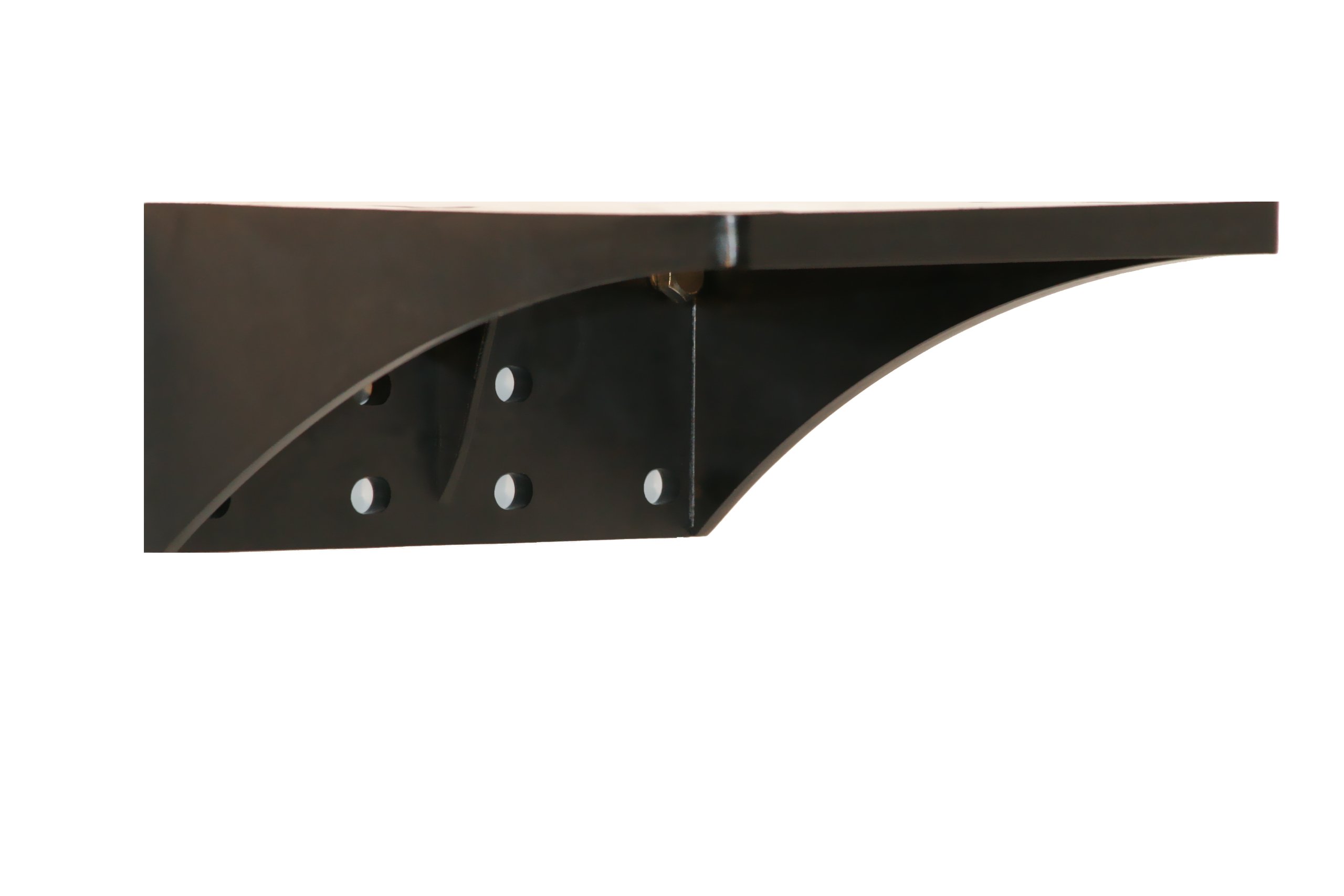 Club Clean Universal GFN Bracket Kit Pack #3 - Heavy Duty Black Mounting Brackets for Home, Office, and Commercial Use
