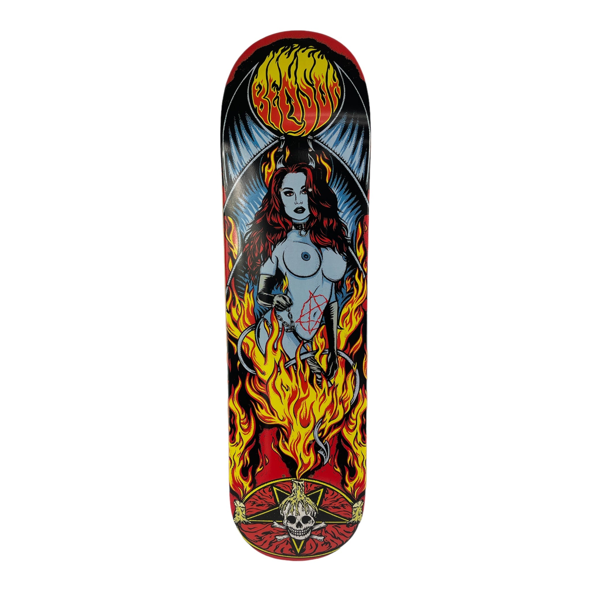 Benson Devil Woman Pro Deck - Death Skateboards - Choose Your Size - Perfect for Street Skating & Skate Park Tricks