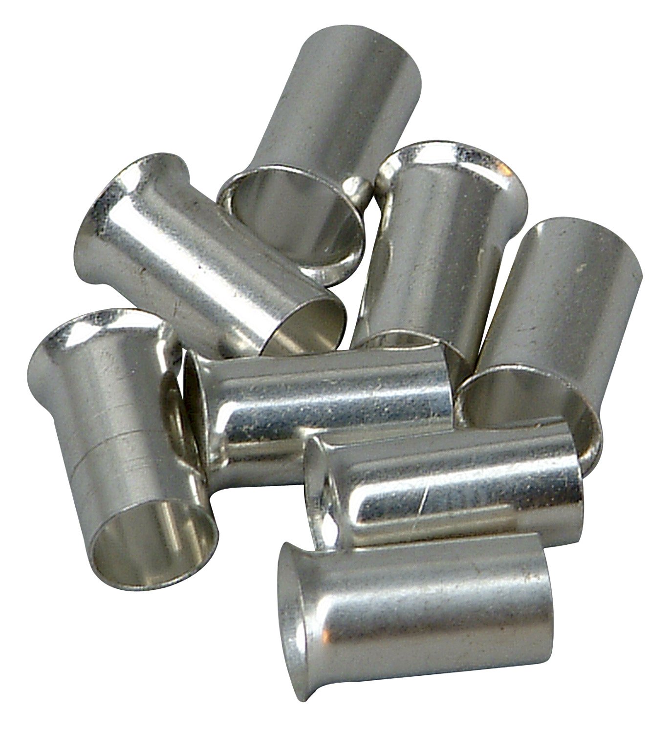 354405081 Galvanized Ferrules 16 mm²/12 mm - Pack of 100 - Electrical Wiring, Cable Termination & DIY Projects