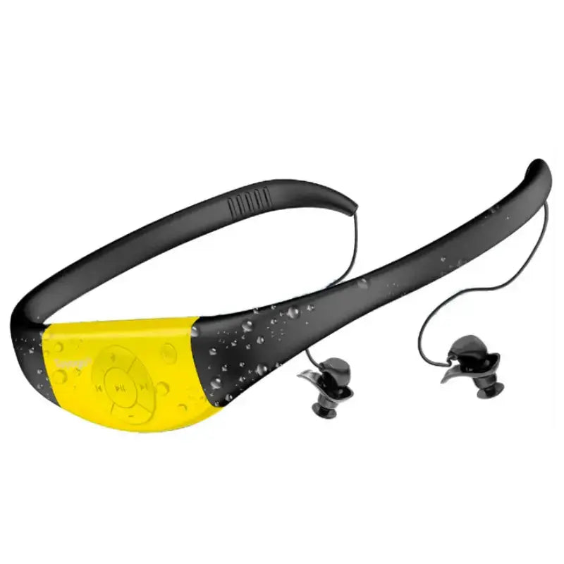 Waterproof MP3 Player with Bluetooth Headphones for Swimming - W16 Sweatproof Wireless Earbuds | Perfect for Pool Workouts, Lap Swimming & Water Aerobics