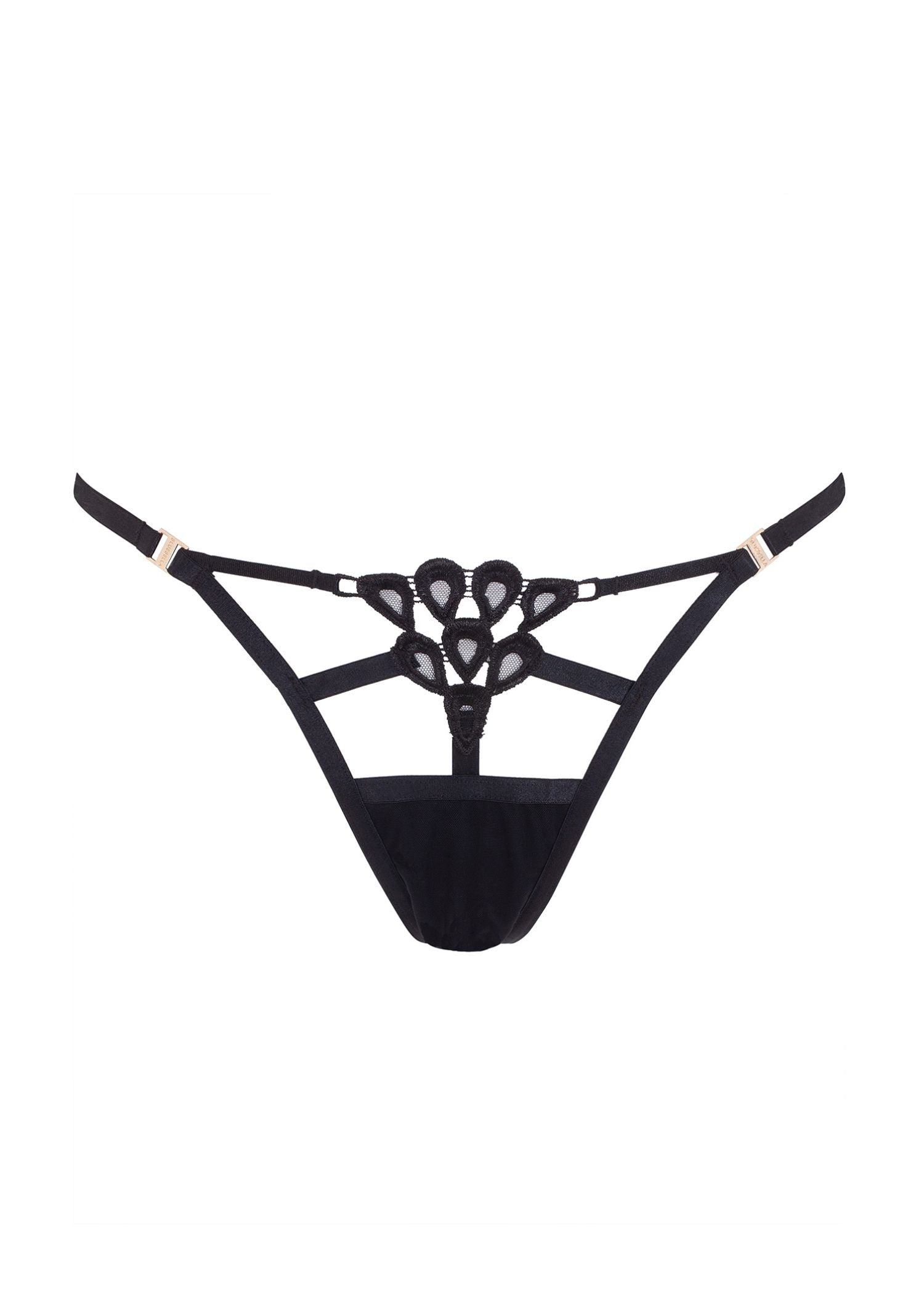 Bluebella Aria Thong 41687 Black - Sexy Lingerie for Women, Comfortable Underwear for Everyday Wear & Special Occasions