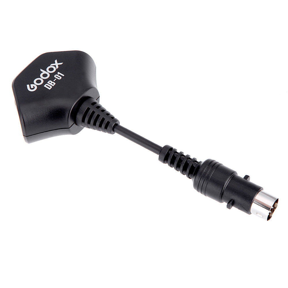 Godox DB-01 Y Cable Adapter 1 to 2 Splitter for Propac Power Pack PB960 & PB820 - Professional Photography Studio Lighting Accessory