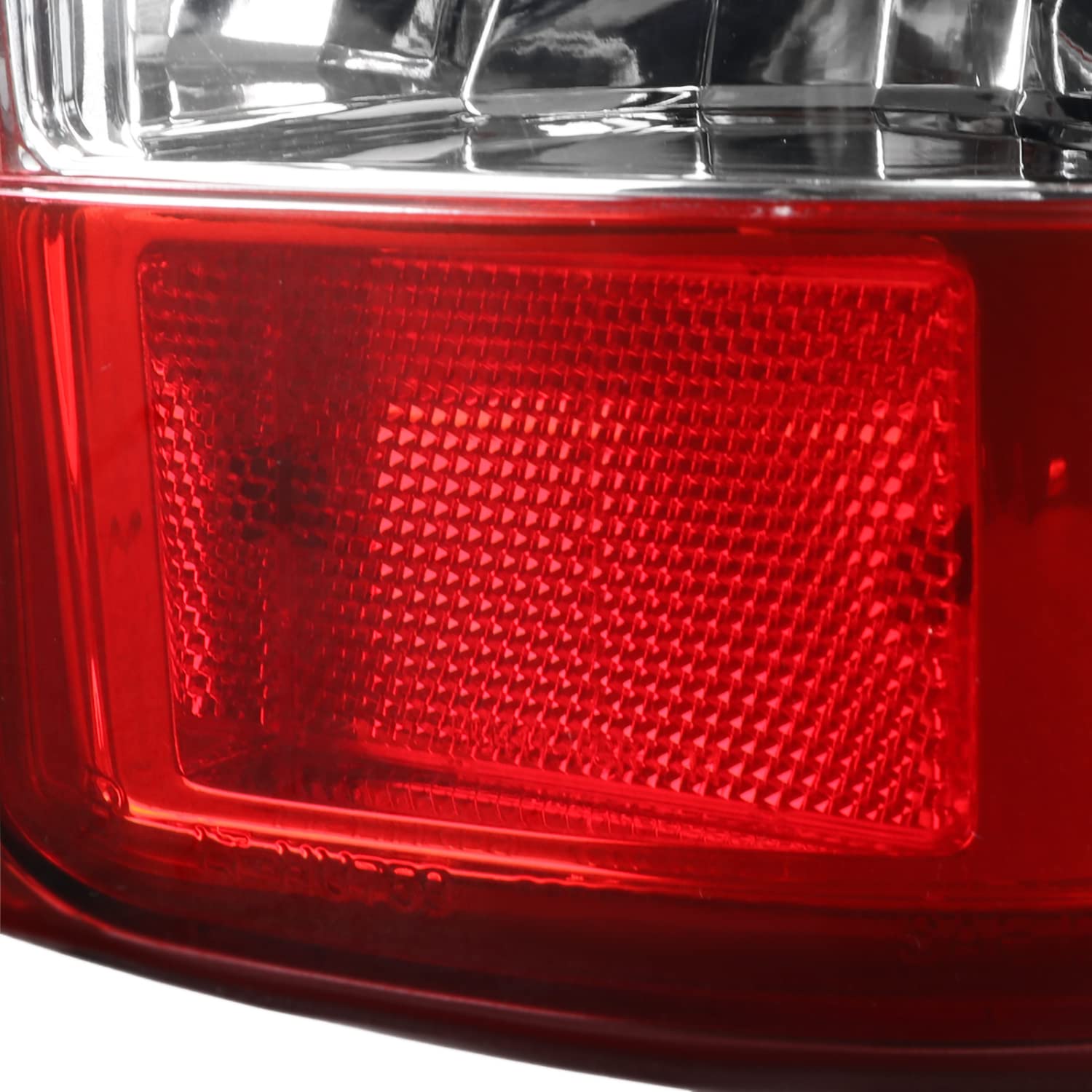 Spec-D Tuning Red LED Bar Tail Lights for 1999-2002 Chevy Silverado & GMC Sierra 1500/2500/3500 - Left & Right Pair Assembly - Upgrade Your Truck Lighting for Night Driving & Enhanced Safety