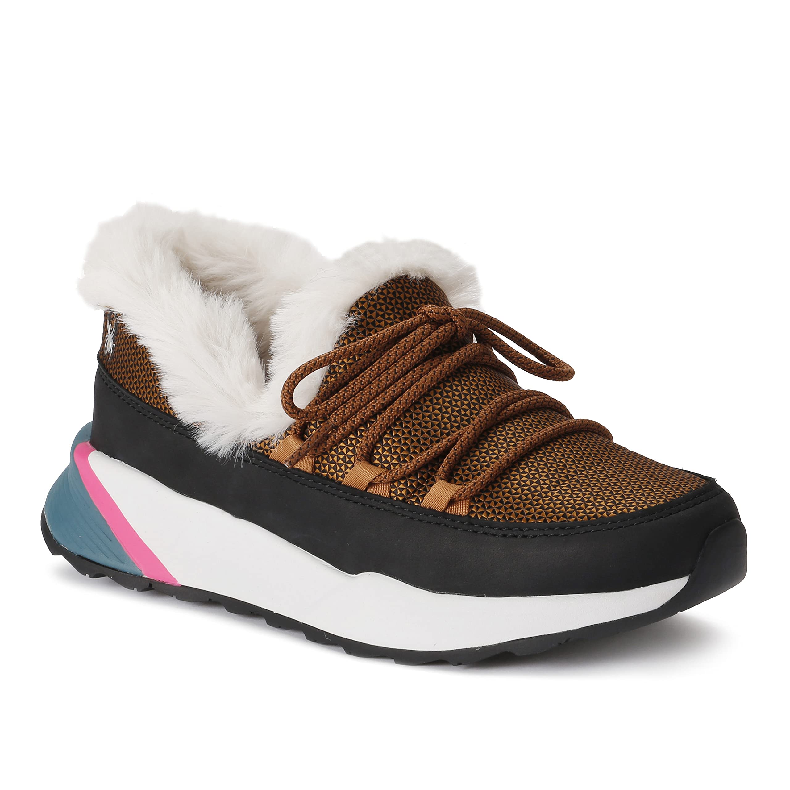 Spyder Women's Casual Fashion Sneakers - Brown Spice Size 7 | Comfortable Walking Shoes for Everyday Wear, Gym & Outdoor Activities
