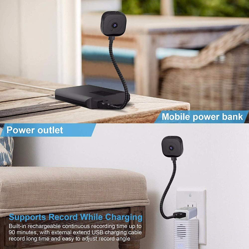 TECHNOVIEW Full HD 1080p Wi-Fi Wireless Security Camera with Night Vision, Motion Detection & Audio - IP Camera for Home, Office & Outdoor Surveillance (Indoor/Outdoor Use)