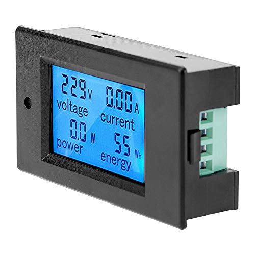 100A AC 80-260V Digital Power Energy Meter with KWh Watt Voltage Monitor - Multifunctional Voltmeter Ammeter for Home, Solar System, and Industrial Electrical Usage Tracking