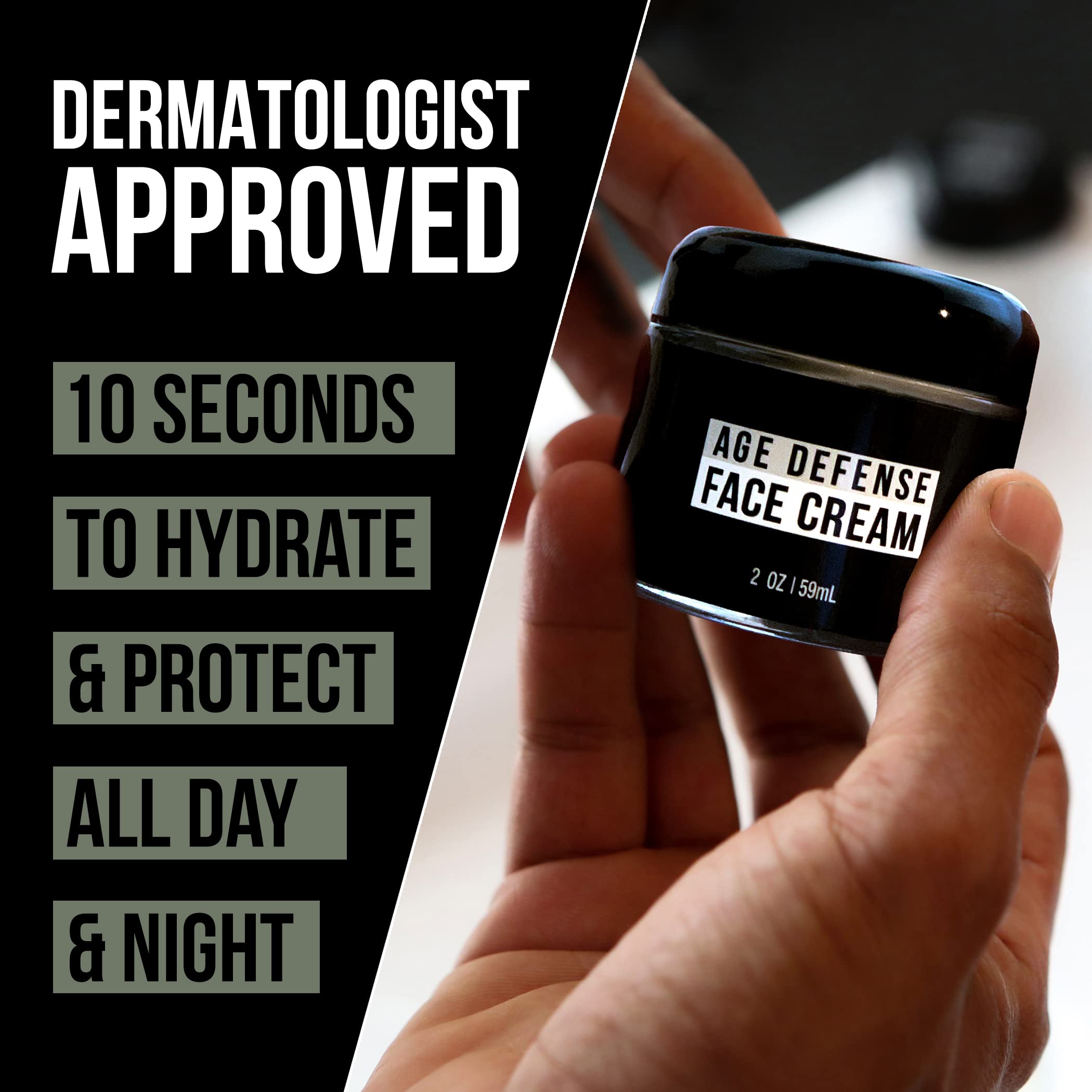 RUGGED & DAPPER Men's Grooming Kit - Lip Balm, Cologne & Face Cream Set for Dry Skin Care | Perfect Gift for Him, Travel & Daily Use