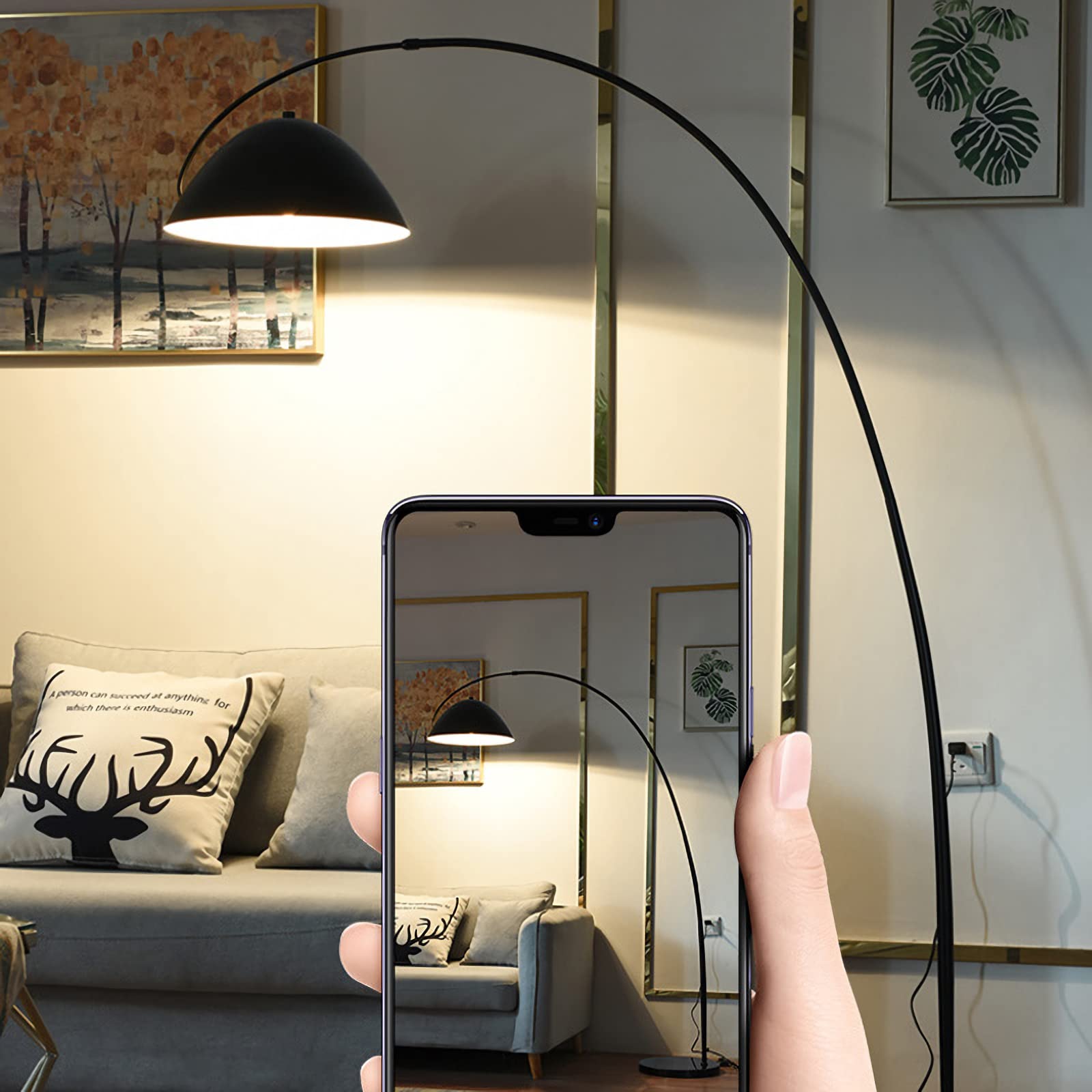 Modern LED Arc Floor Lamp 80.7