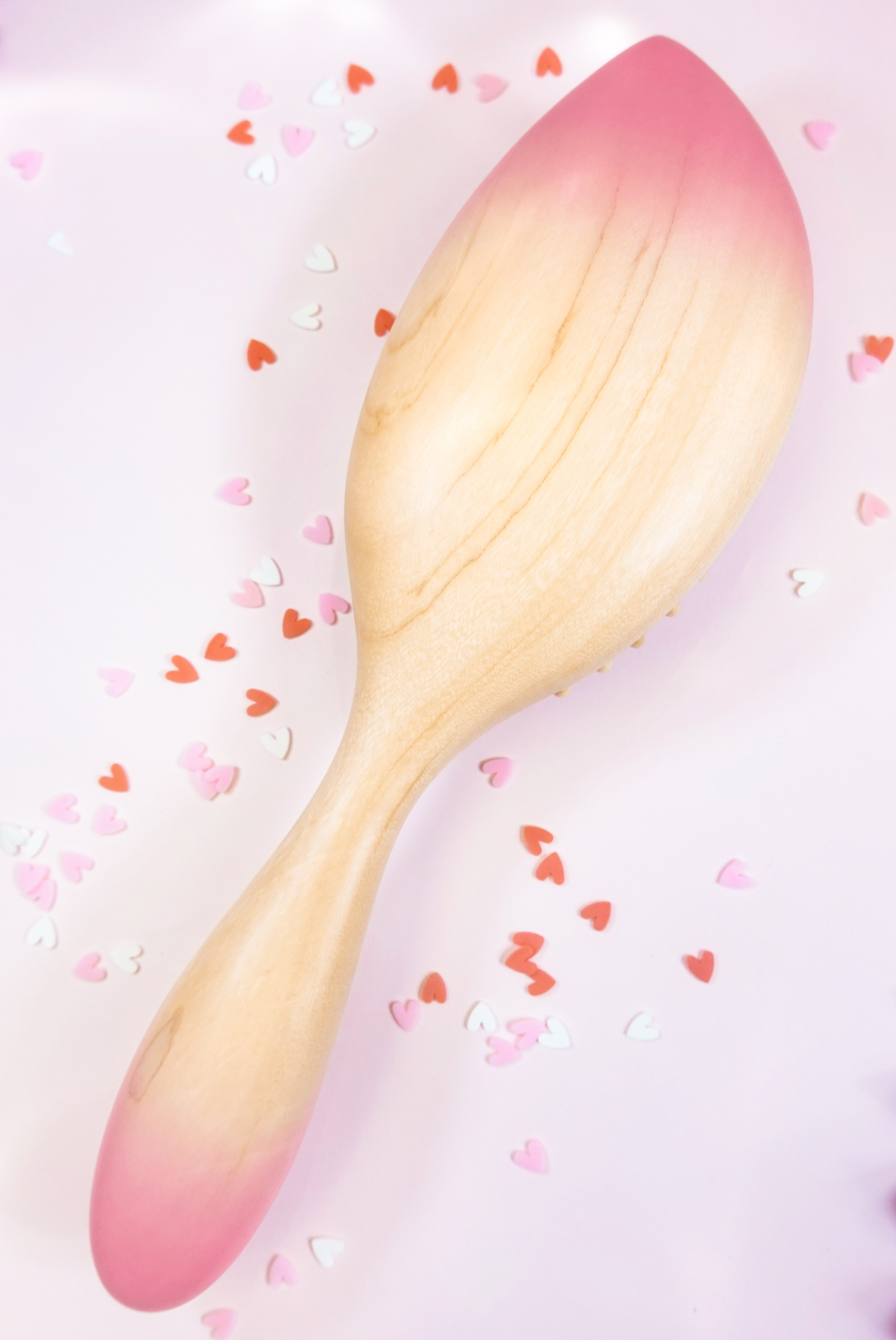 Petal Pink Hair Brush for Women - Detangling & Styling Hair Brush for Smooth, Shiny Hair - Perfect for Daily Use, Travel & Salon Styling