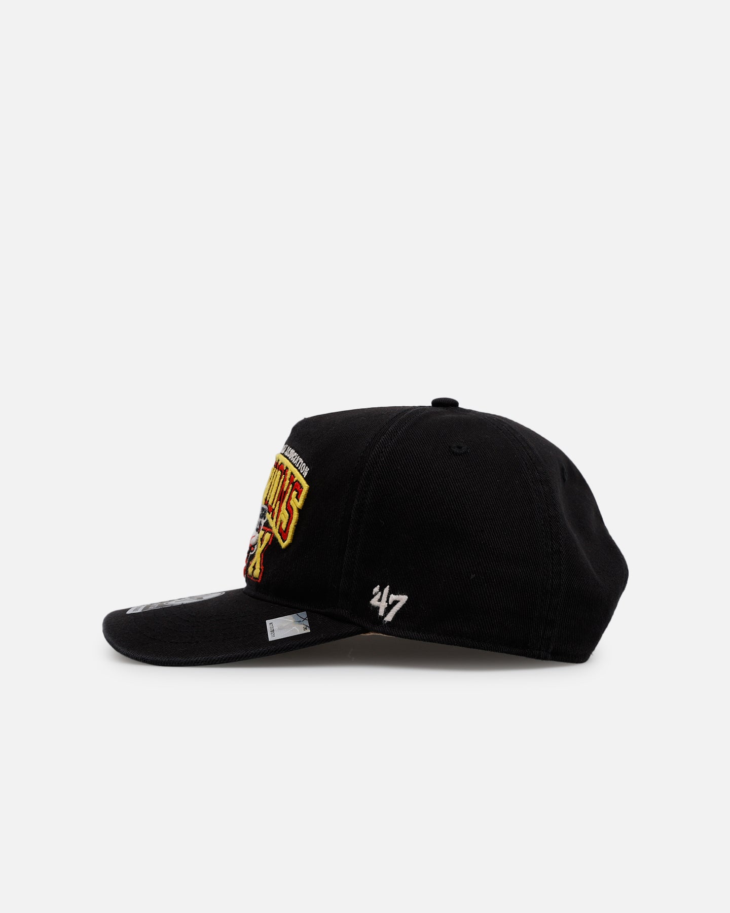 47 Brand Chicago Bulls 'NBA Trophy Case' Premium Hitch Snapback Black Hat - Official NBA Licensed Cap for Men & Women - Perfect for Basketball Games, Sports Events & Streetwear Fashion