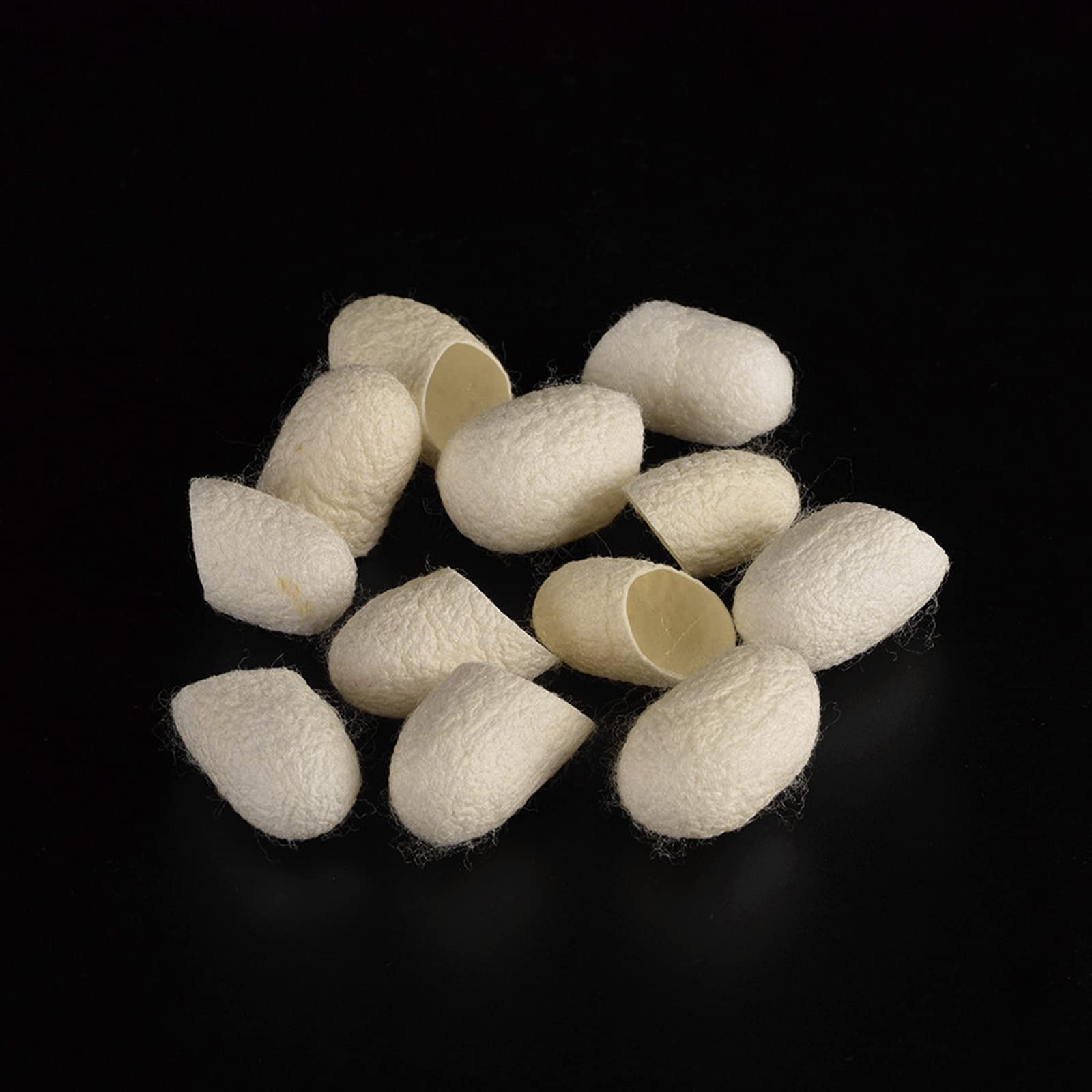 Homgee 100pcs Natural Silkworm Cocoon Exfoliating Balls - Gentle Facial Scrub for Deep Cleansing & Blackhead Removal | Perfect for Daily Skincare Routine & Spa Treatment