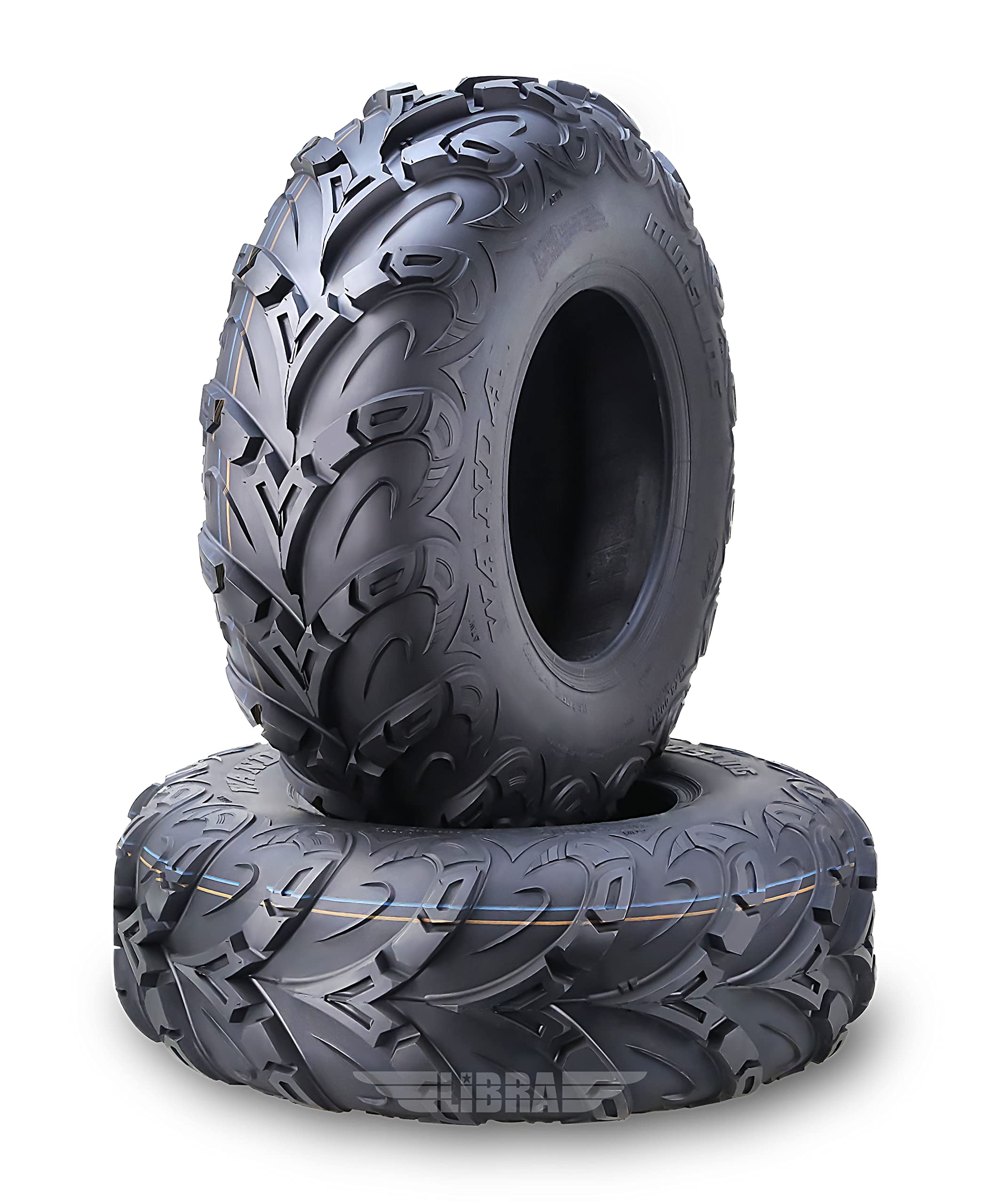 LIBRA 26x8R12 Radial ATV Front Tires Set - Compatible with 2015 Arctic Wildcat Trail - All-Terrain Performance for Mud, Sand & Off-Road Adventures