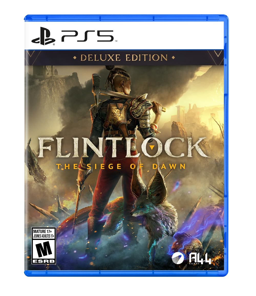 Flintlock: The Siege of Dawn Deluxe Edition for PS5 - Action RPG Adventure Game with Exclusive Content | Perfect for Fantasy Gaming Enthusiasts & PS5 Collectors