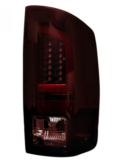 2003-2006 Dodge RAM 2500/3500 OLED Tail Lights - Dark Red Smoked Lens LED Brake Lights | Upgrade for Pickup Trucks, Enhanced Night Visibility & Style