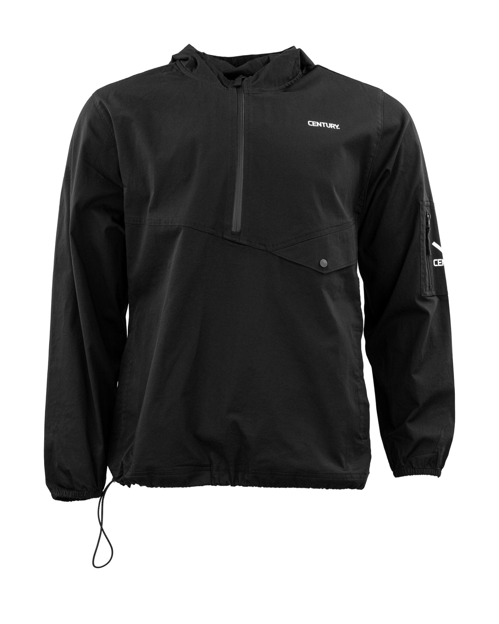 Century Men's Half Zip Hooded Pullover Sweatshirt - Lightweight Fleece Jacket for Running, Hiking & Casual Wear | Comfortable & Stylish Outdoor Activewear