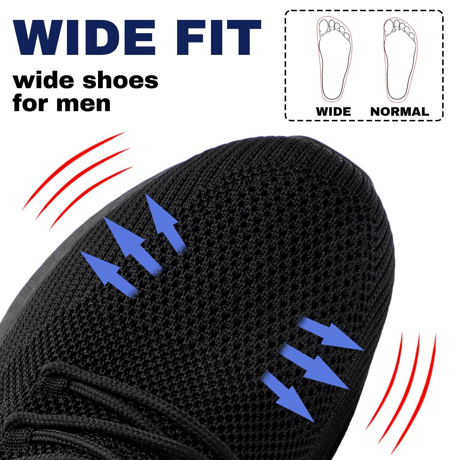 SDolphIN Men's Running Shoes - Lightweight Breathable Sneakers for Tennis, Workout, Walking & Gym | Non-Slip Rubber Sole | Comfortable Athletic Shoes for Men | Perfect for Jogging, Training & Daily Wear